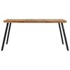 vidaXL Dining Table 169x98.5x76 cm Solid Wood Teak