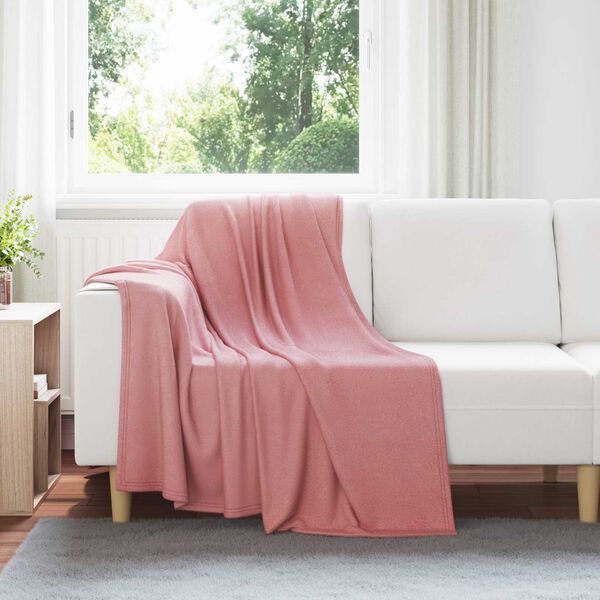 vidaXL Throw Blankets 24 pcs Pink 170 x 130 cm Fleece