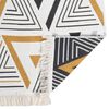 vidaXL Rug Yellow and Grey 80x150 cm Cotton