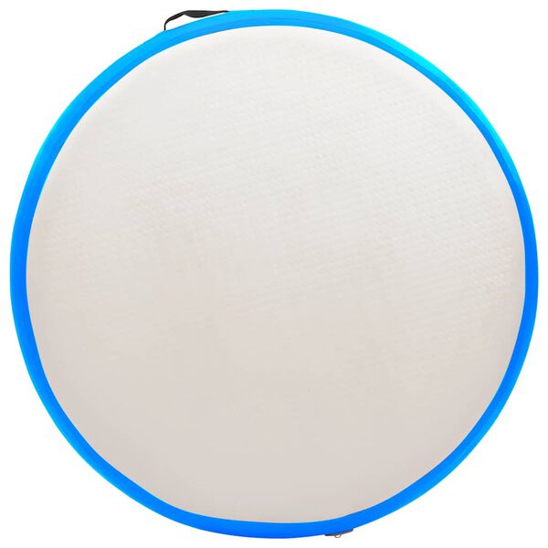 vidaXL Inflatable Gymnastic Mat with Pump 100x100x10 cm PVC Blue