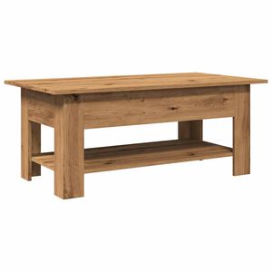 vidaXL Coffee Table Artisan Oak 102x55x42 cm Engineered Wood