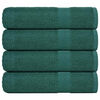 vidaXL Bath Towels 4 pcs Green 100x150 cm 360 gsm 100% Cotton