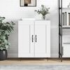 vidaXL Sideboard High Gloss White 69.5x34x90 cm Engineered Wood