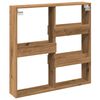 vidaXL Wall Cabinet Artisian Oak 80x15x80 cm Engineered Wood