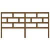 vidaXL Bed Headboard Honey Brown 206x4x100 cm Solid Wood Pine