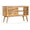 vidaXL Sideboard 102x35x61 cm Solid Mango Wood