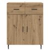 vidaXL Sideboard Artisan Oak 69.5 x 34 x 90 cm Engineered Wood