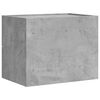 vidaXL Wall-mounted Bedside Cabinets 2 pcs Concrete Grey 45x30x35 cm
