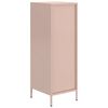vidaXL Highboard Pink 35x39x103.5 cm Steel