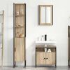 vidaXL Bathroom Furniture Set 3 pcs Sonoma Oak Engineered Wood