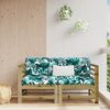 vidaXL Corner Sofas with Cushions 2 pcs Impregnated Wood Pine