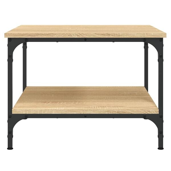 vidaXL Coffee Table Sonoma Oak 55x55x40 cm Engineered Wood