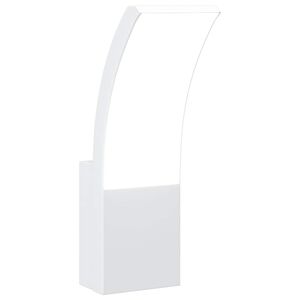 vidaXL Outdoor LED Wall Light White Die-cast Aluminium