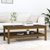 vidaXL Coffee Table Honey Brown 110x50x40 cm Solid Wood Pine