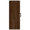 vidaXL Wall Mounted Cabinet Brown Oak 34.5x34x90 cm