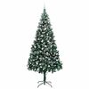 vidaXL Artificial Christmas Tree with 300 LEDs with Stand Green 240 cm