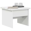 vidaXL Coffee Table White 55 x 54.5 x 45 cm Engineered wood