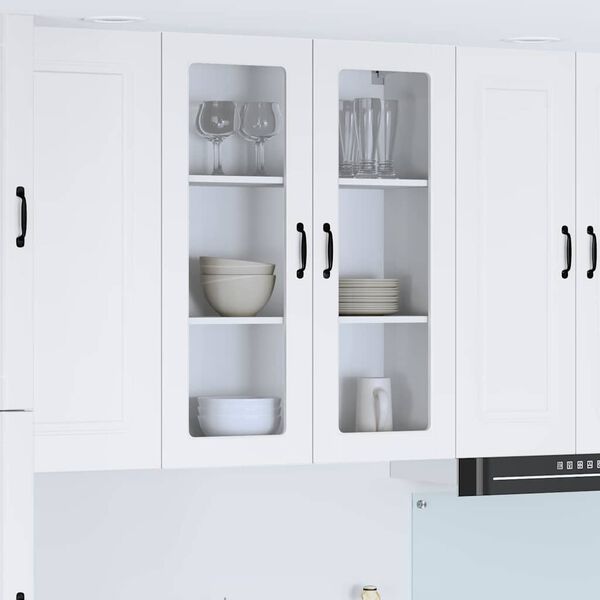 vidaXL Kitchen Wall Cabinet White 80 x 31 x 100 cm Engineered Wood