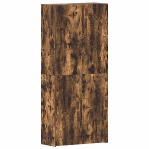 vidaXL Shoe Cabinet Multicolour 80 x 35.5 x 180 cm Engineered wood
