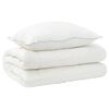 vidaXL Duvet and Pillow Set 2 pcs 140x200 cm 4 Seasons 300 GSM Wool