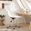 vidaXL Swivel Office Chair White PP