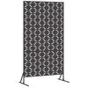 vidaXL Privacy Screen 100 x 50 x 180 cm Steel Black