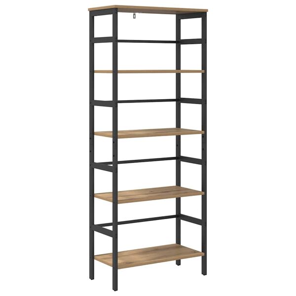 vidaXL Bookshelf Artisan Oak 60 x 29.5 x 149 cm Engineered Wood