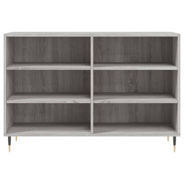 vidaXL Sideboard Grey Sonoma 103.5x35x70 cm Engineered Wood