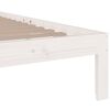 vidaXL Bed Frame without Mattress White 90x190cm Single