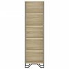 vidaXL Bookcase Sonoma Oak 50x31x169 cm Engineered Wood