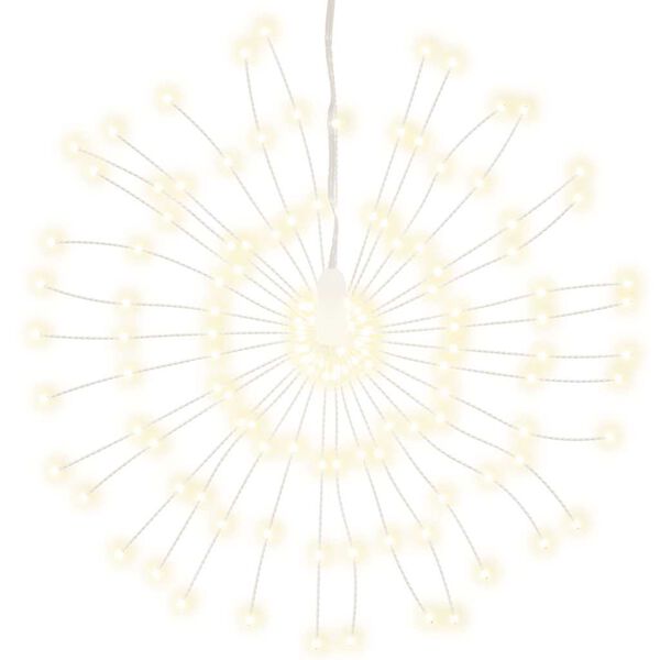 vidaXL Christmas Starburst Light 140 LEDs Warm White 17 cm