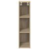 vidaXL Hanging Cabinet Sonoma Oak 20 x 29.5 x 80 cm Engineered Wood