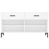 vidaXL Shoe Bench White 102x35x55 cm Engineered Wood