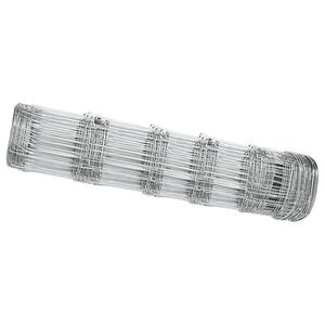 vidaXL Field Fence Silver 100 x 0.8 m Galvanised steel