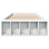 vidaXL Bed Frame without Mattress White 90x200 cm