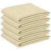 vidaXL Table Cloth 5 pcs Rectangular Cream White 140 x 260 cm