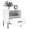 vidaXL Bedside Cabinets 2 pcs White 40x35x47.5 cm Engineered Wood