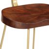 vidaXL Bar Stools 2 pcs 49x43x103 cm Solid Wood Mango