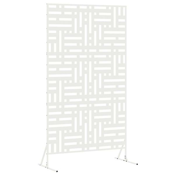 vidaXL Privacy Screen White 100 x 50 x 180 cm Steel