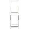 vidaXL Firewood Rack White 80x25x80 cm Cold-rolled steel