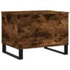 vidaXL Coffee Table Smoked Oak 60x44.5x45 cm Engineered Wood