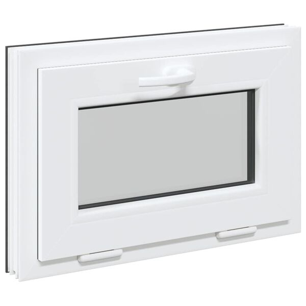 vidaXL Basement Window RISOR 60x40 cm Tilt 3 Glazing Anthracite