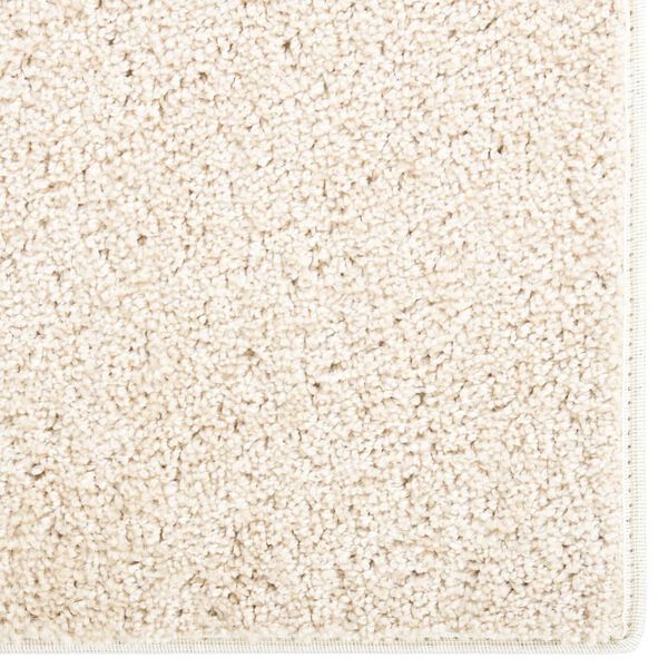 vidaXL Soft Pile Rug Anti-slip 57x150 cm Beige