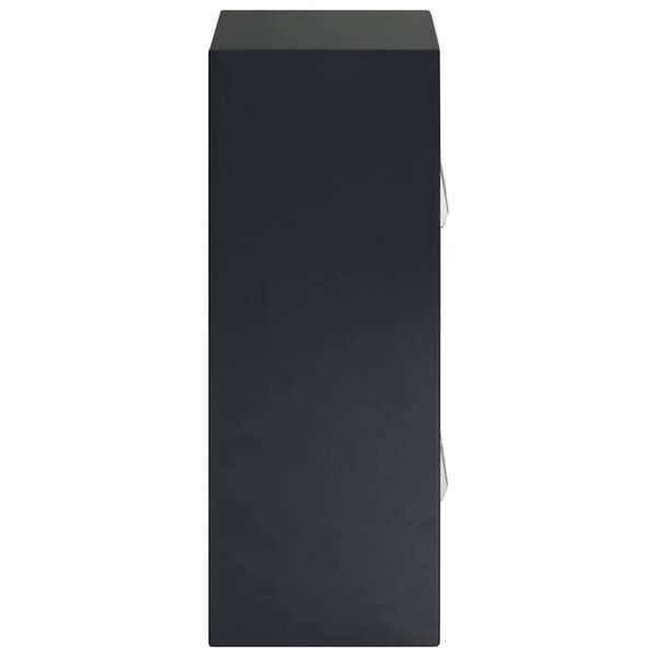 vidaXL Digital Safe with Lock Dark grey 35 x 31 x 80 cm Steel