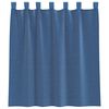 vidaXL Voile Curtains with Loops 2 pcs Light Grey 140x260 cm