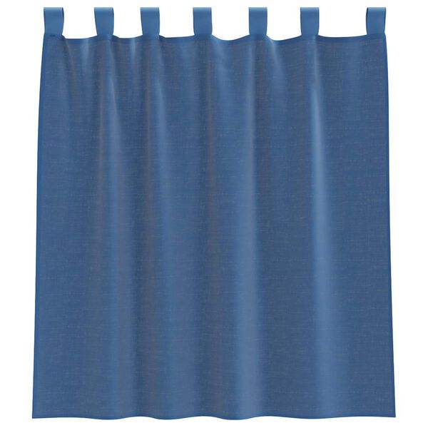vidaXL Voile Curtains with Loops 2 pcs Light Grey 140x260 cm