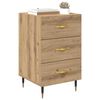 vidaXL Bedside Cabinet Artisan Oak 40 x 40 x 66 cm Engineered Wood