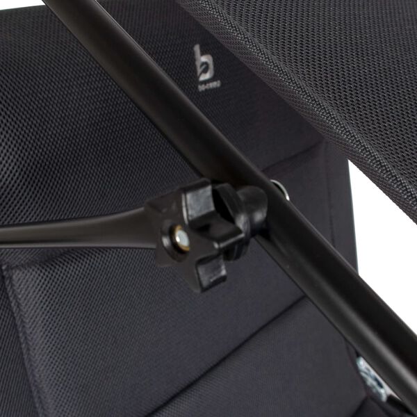 Bo-Camp Sunlounger with Sunshade Air Grey