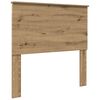 vidaXL Bed Frame Artisian Oak 100 x 200 cm Solid Pine Wood