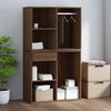 vidaXL Dressing Cabinet Brown Oak 80x40x65 cm Engineered Wood